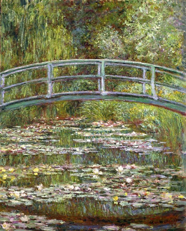 Claude Monet Bridge over a Pool of Water Lilies